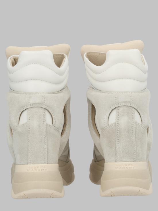 26FW 이자벨마랑 발스키 하이탑 스웨이드 웨지 스니커즈 BK0009FA A1E17S20WH BEIGE - ISABEL MARANT