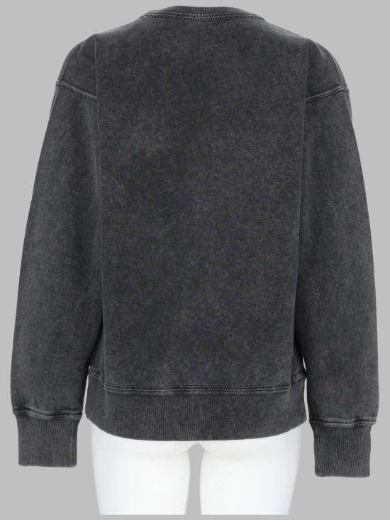26FW 이자벨마랑에뚜왈 라이즈 스웨트 자수 코튼 플리스 스웨트셔츠 SW0061FA D3M04E02FK CHARCOAL - ISABEL MARANT ETOILE