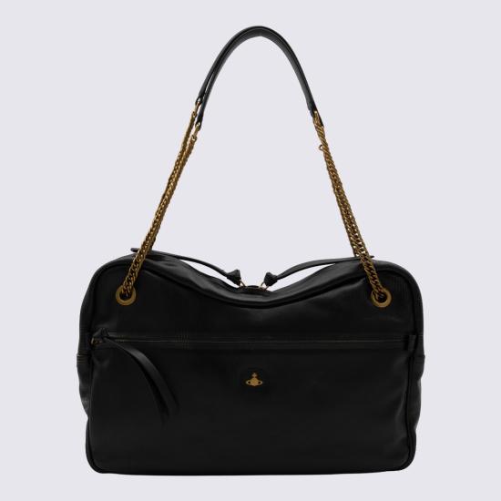 26FW 비비안웨스트우드 자카드 오르브 미디엄 크로스백 4601000JW L00ENN103 BLACK BEIGE - VIVIENNE WESTWOOD