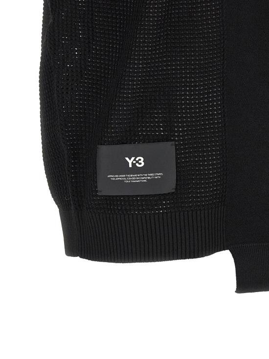  와이쓰리 니트 베스트 Y 3 Gfx 민소매 조끼 블랙 - Y-3