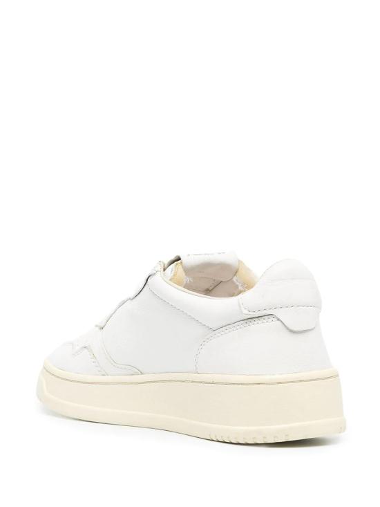 26FW 오트리 메달리스트 로우 레더 스니커즈 AULWGG04 WHITE - AUTRY