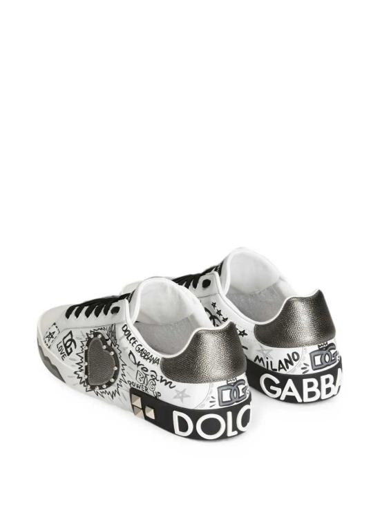 26FW 돌체앤가바나 슈즈 CS2466A0986 HN6GJ SCRITTE CORONA NERA - DOLCE & GABBANA