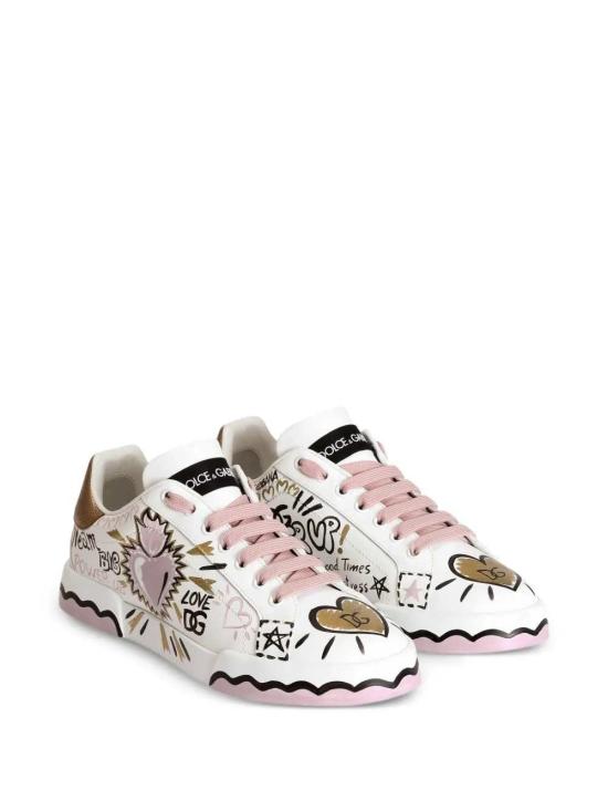 26FW 돌체앤가바나 슈즈 CK2464A3L78 89662 BIANCO ORO - DOLCE & GABBANA