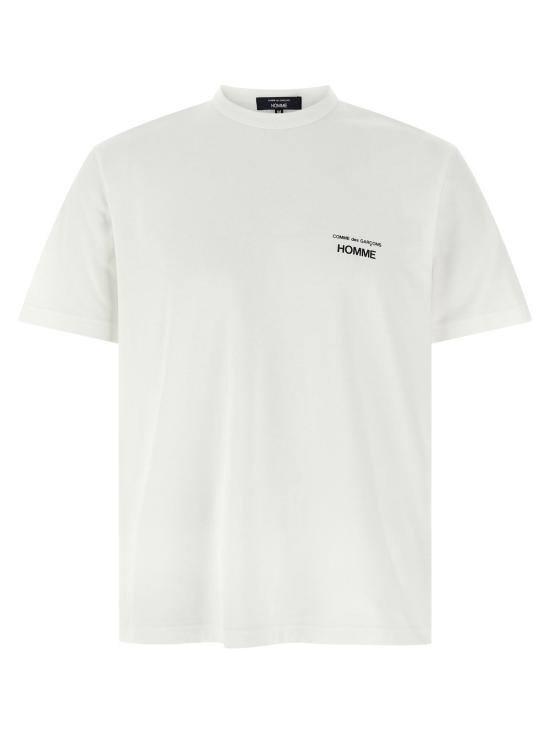  꼼데가르송 반팔 티셔츠 Comme Des Garçons 코튼 티셔츠 화이트