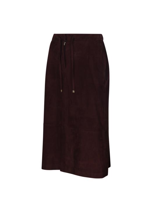 26FW 에스막스마라 미디 스커트 2629406011600 003 ROSSO SCURO - 'S MAX MARA