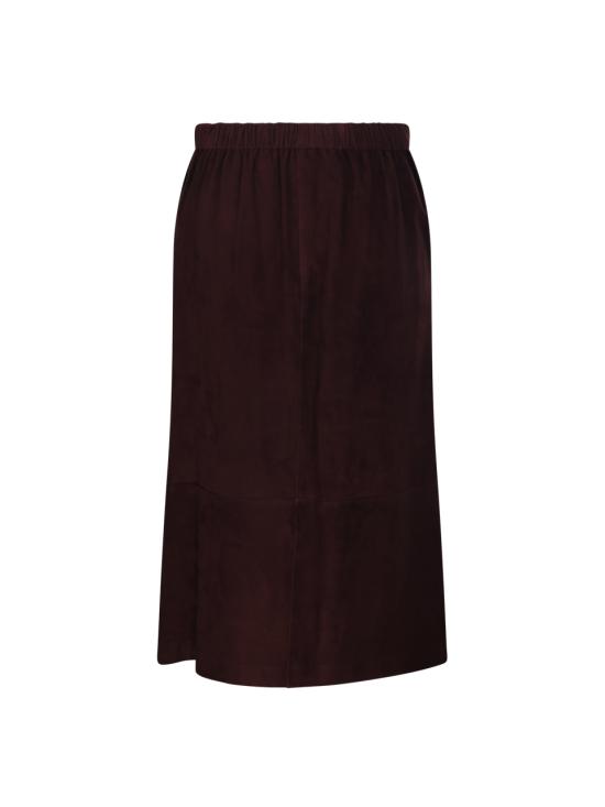 26FW 에스막스마라 미디 스커트 2629406011600 003 ROSSO SCURO - 'S MAX MARA