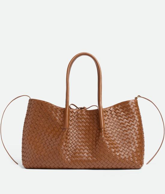 26SS 보테가베네타 라지 피나코테카 숄더백 817166V5AG12591 Brown