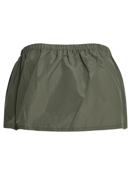 26FW 미우미우 테크니컬 미니스커트 MG2704121IF0414 S OOO Green - MIU MIU