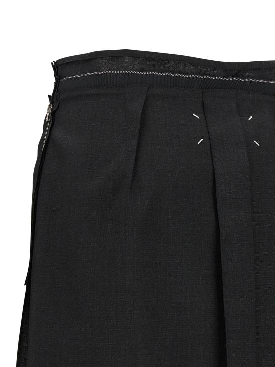 26FW 마르지엘라 미디 스커트 S51ME0068M35934855M Black - MAISON MARGIELA