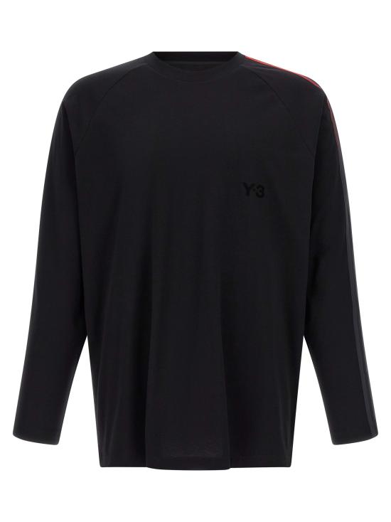26FW 와이쓰리 긴팔 티셔츠 KQ8586BLACK Black