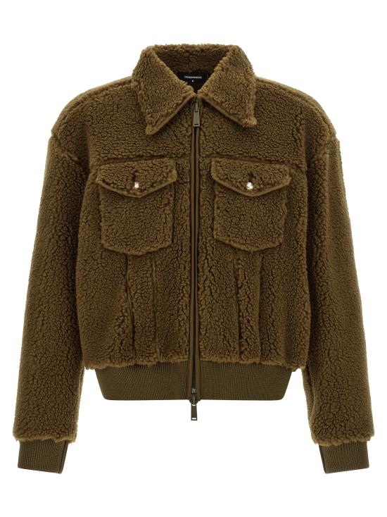 26FW 디스퀘어드2 자켓 S74AM1719S25602136 Brown