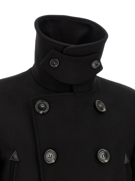 26FW 디스퀘어드2 트렌치 코트 S74AA0323S53003900 Black - DSQUARED2