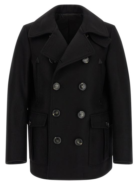 26FW 디스퀘어드2 트렌치 코트 S74AA0323S53003900 Black