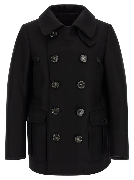 26FW 디스퀘어드2 트렌치 코트 S74AA0323S53003900 Black - DSQUARED2