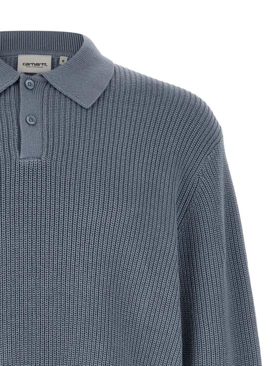 26FW 칼하트 WIP 폴로 티셔츠 I0368583RHXX Blue - CARHARTT WIP