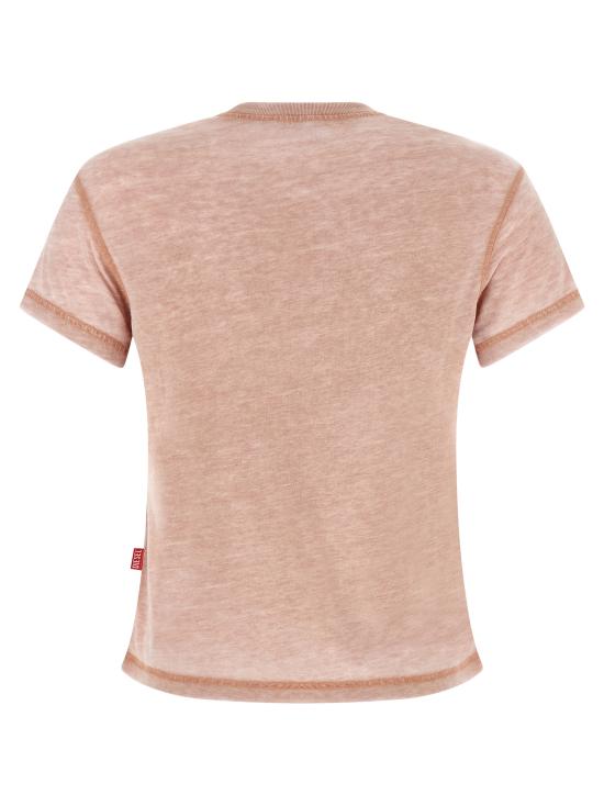 26FW 디젤 반팔 티셔츠 A232400PLBQ7EK Pink - DIESEL