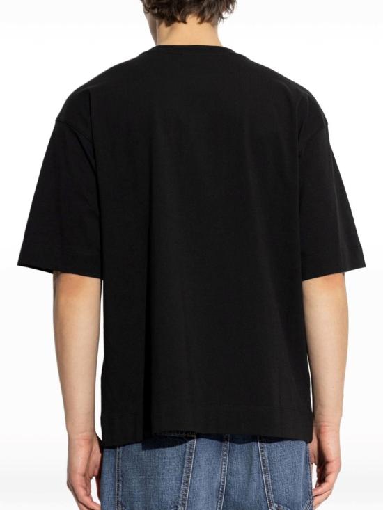 26SS 드리스 반 노튼 반팔 티셔츠 261 021110 3603 900 BLACK - DRIES VAN NOTEN