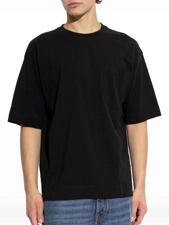 26SS 드리스 반 노튼 반팔 티셔츠 261 021110 3603 900 BLACK - DRIES VAN NOTEN