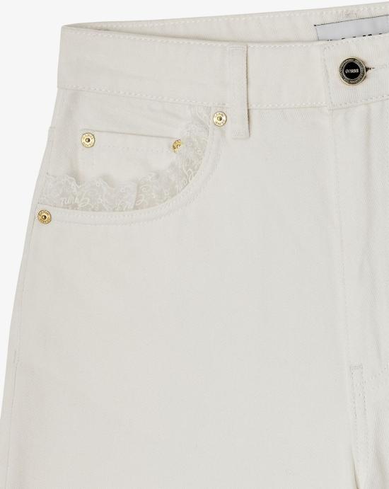 26FW 가니 데님 팬츠 A1190020 151 Bright white - GANNI
