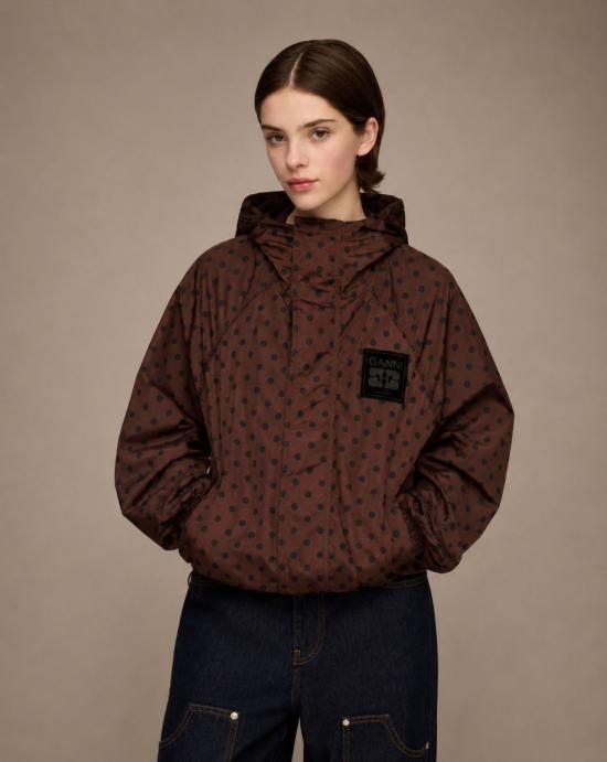 26FW 가니 자켓 A1010197 979 Chicory coffee - GANNI