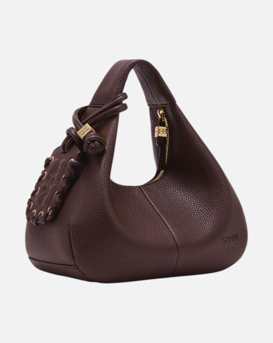  가니 미니 호보백 A7102 979 Chicory coffee - GANNI