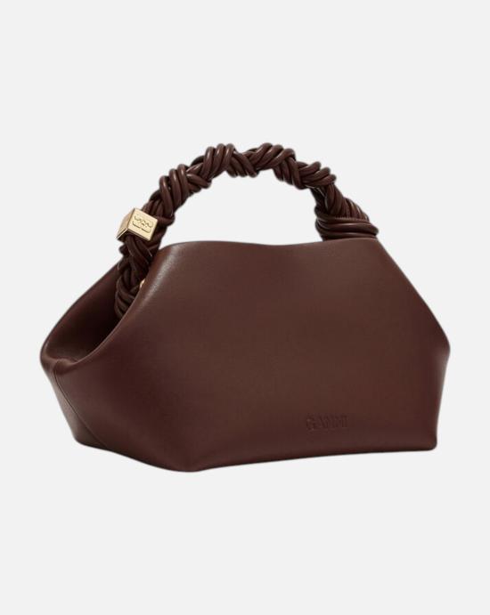  가니 스몰 부 백 A5906 890 Chocolate fondant - GANNI