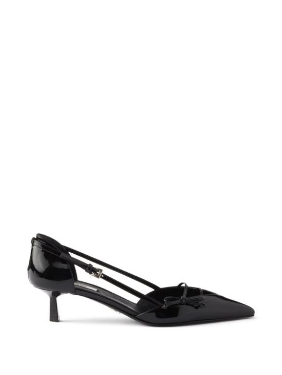 26SS 프라다 오픈 사이드 레더 펌프스 오픈 사이드 레더 펌프스 1I442O011FB045F0002 BLACK - PRADA