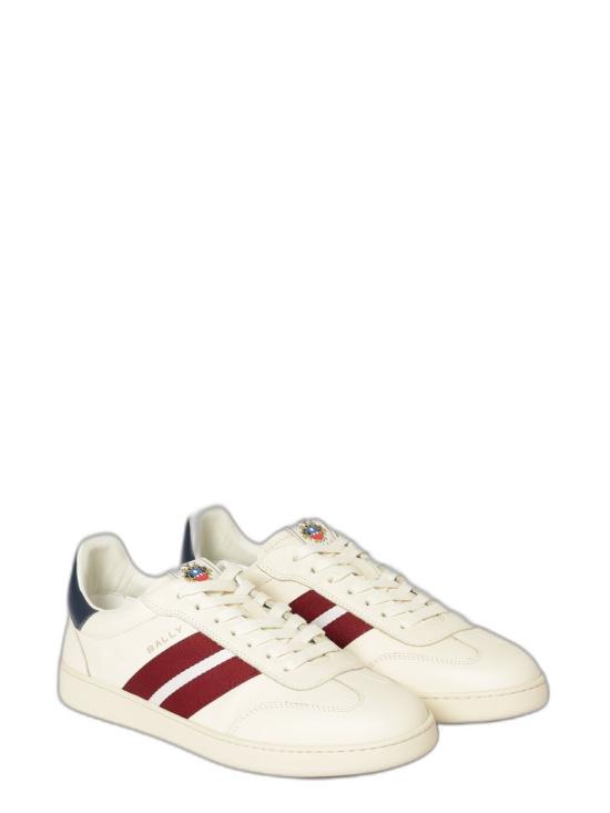 26SS 발리 레트로 크레스트 스니커즈 MSK0F7VT174I0D4 WHITE - BALLY