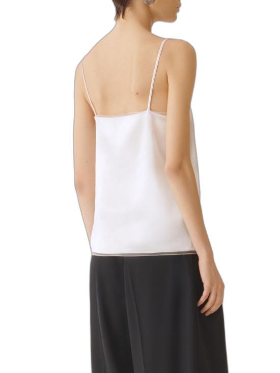 26SS 파비아나 필리피 새틴 란제리 탑 TPD266F281L9090145 BUTTER - FABIANA FILIPPI
