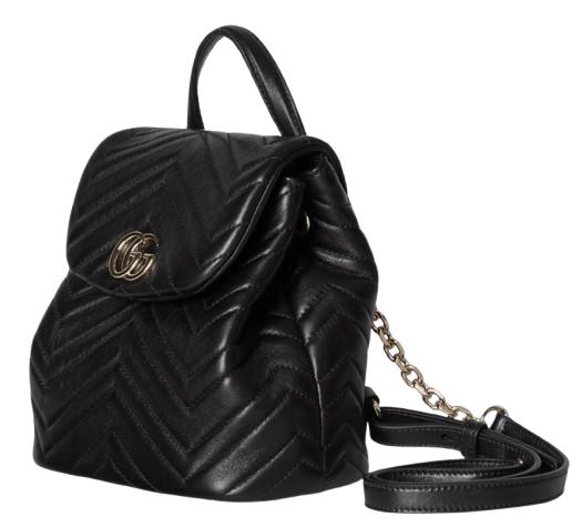 26SS 구찌 GG 마몽 미니 백팩 855921AAFXD1000 BLACK - GUCCI