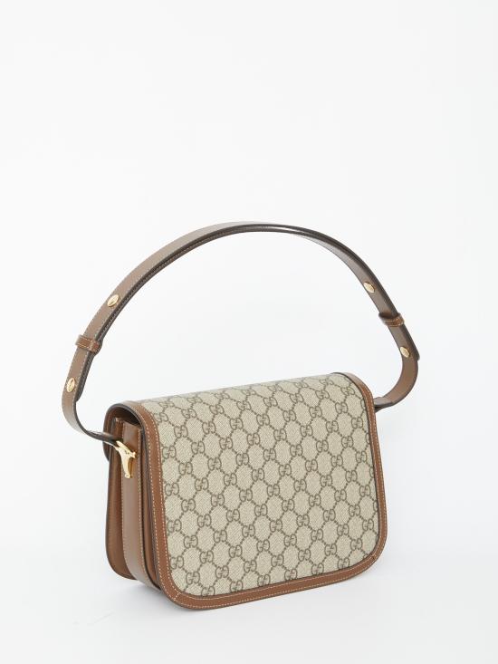 26FW 구찌 홀스빗 1955 숄더백 60220492TCG8563 BEIGE EBONY - GUCCI