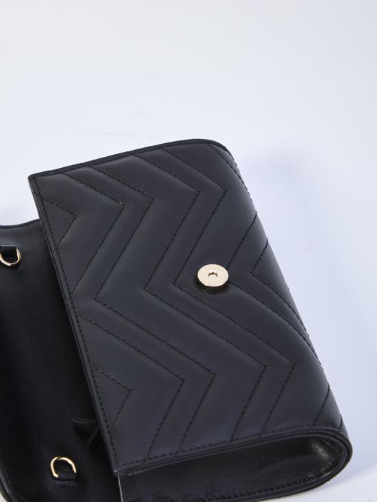 26SS 구찌 GG 마몽 체인 월렛 837745AAET81000 BLACK