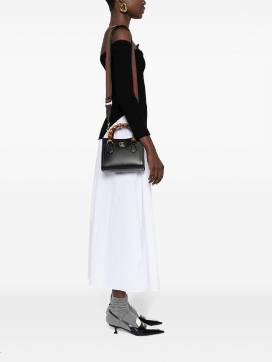 26SS 구찌 다이애나 미니 토트백 702732U3ZDT1073 BLACK - GUCCI