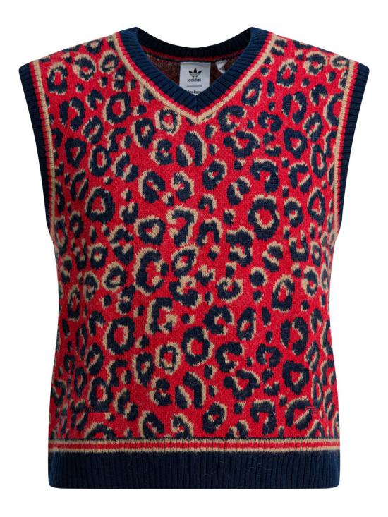 25FW 아디다스 X 웨일즈 보너 자카드 니트 베스트 KD0335CONAVYMAGBEI RED