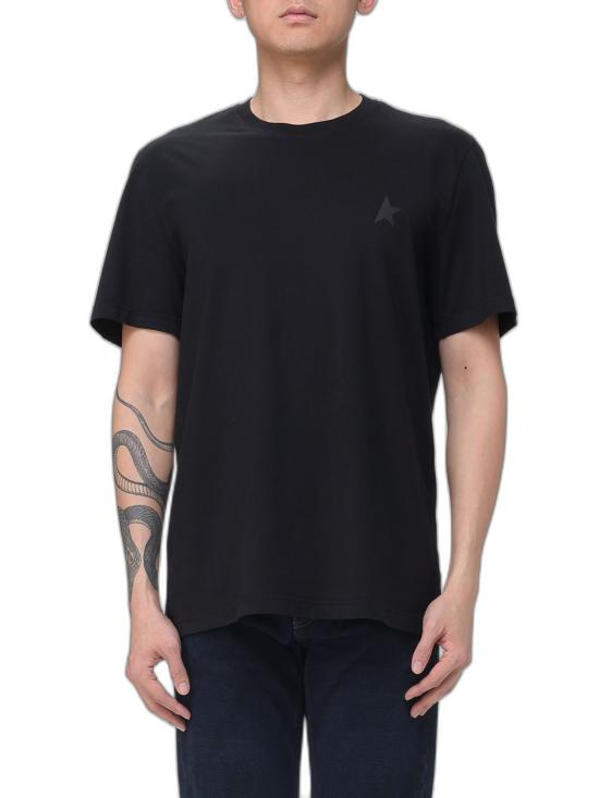 26SS 골든구스 반팔 티셔츠 GMP01220P00059390100 BLACK