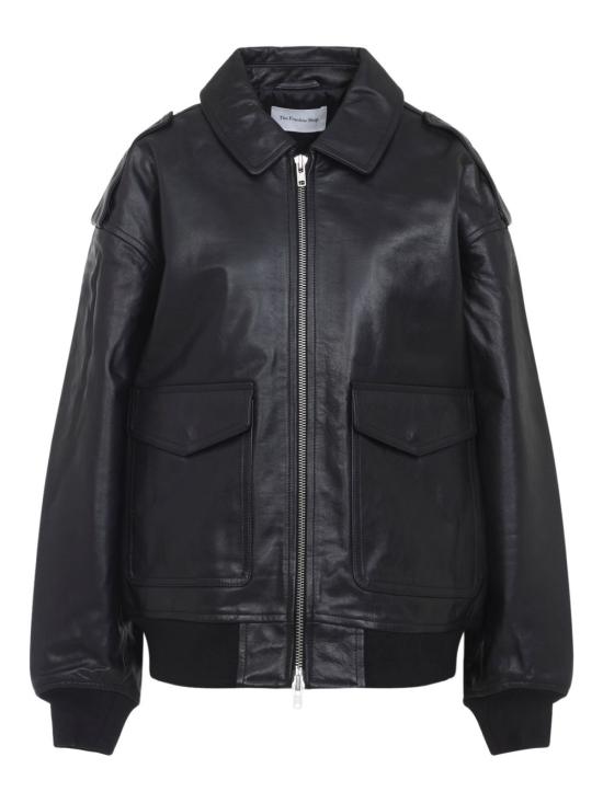 26SS 더프랭키샵 가죽 자켓 JAFS043971000BLACK