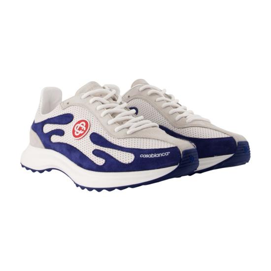 26FW 카사블랑카 스니커즈 ASNK02410M BLUE - CASABLANCA