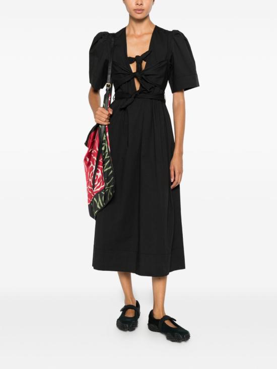 26FW 가니 미디 원피스 A1030771099 BLACK - GANNI