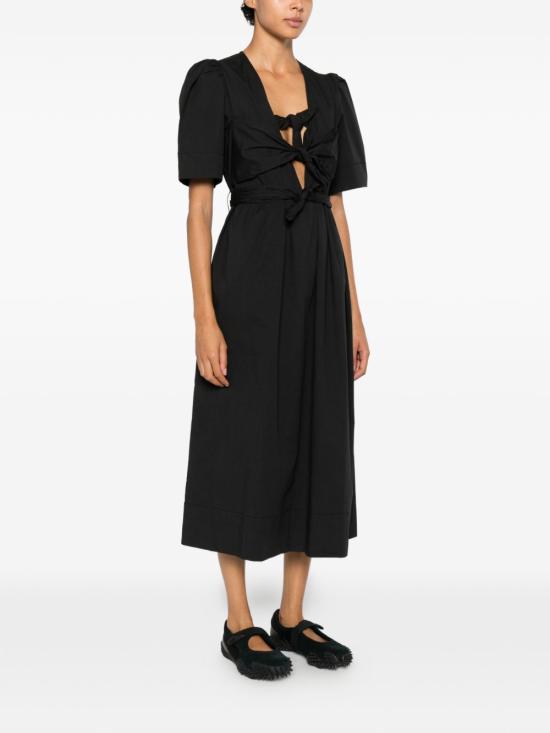 26FW 가니 미디 원피스 A1030771099 BLACK - GANNI