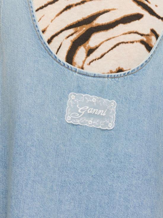 26FW 가니 미디 원피스 A1030531565 LIGHT BLUE - GANNI