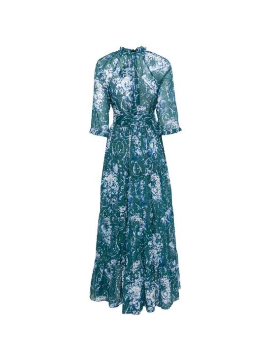 26SS 사만다 성 롱 원피스 EVADRESSCREWVILLACARLOTTAJADE NAVY - SAMANTHA SUNG