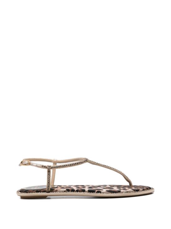 26FW 르네 카오빌라 뮬/슬리퍼 C09375010R001Y450 LEOPARD PRINT