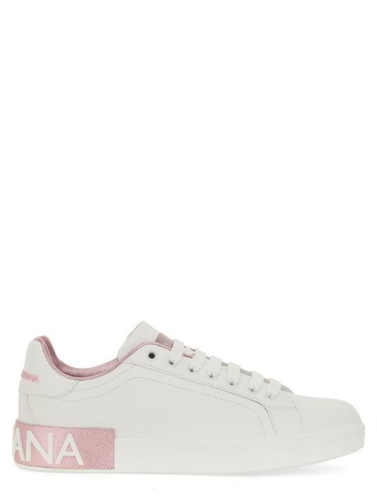 26FW 돌체앤가바나 카프스킨 나파 포르토피노 스니커즈 CK1544AX61587587 WHITE - DOLCE & GABBANA