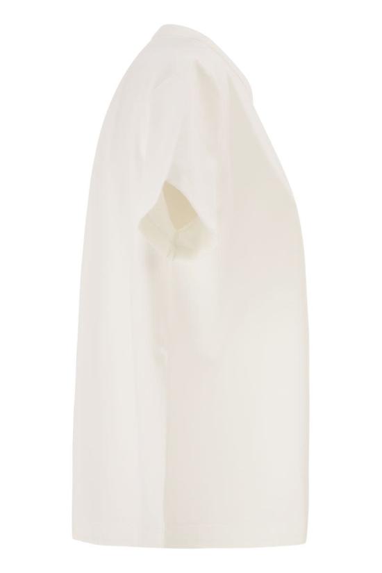 26SS 파비아나 필리피 반팔 저지 티셔츠 JED266F155L7720142 WHITE - FABIANA FILIPPI