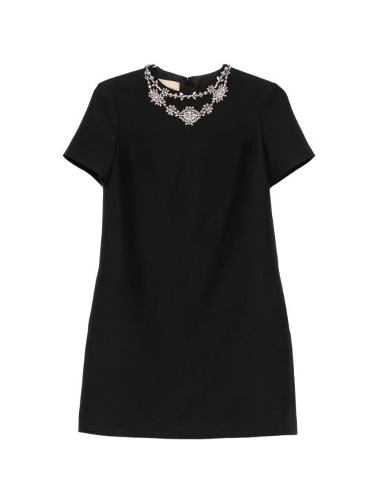 26FW 발렌티노 가라바니 미디 원피스 BVAKK51CFNUD BLACK