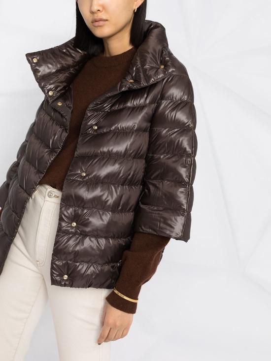 26FW 에르노 아민타 케이프 PI0043DIC12017Z8800 BROWN - HERNO