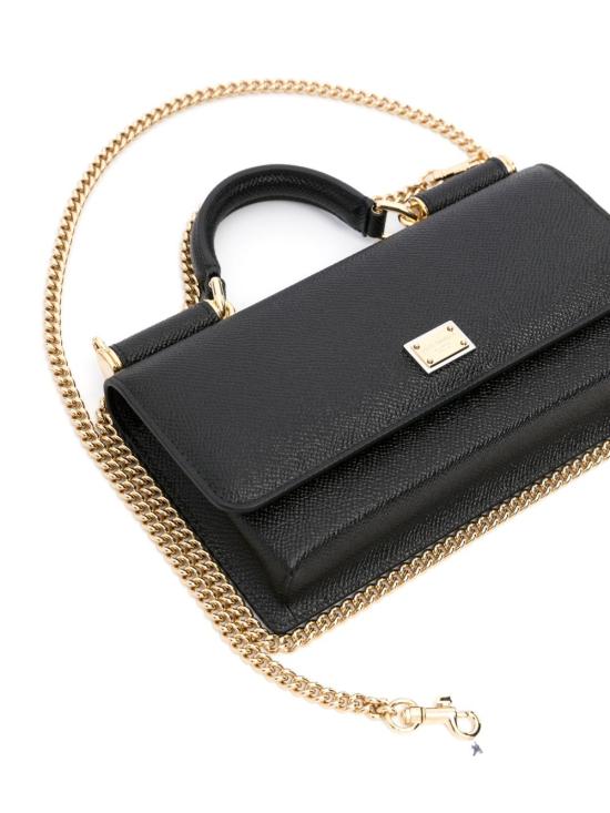26FW 돌체앤가바나 Dauphine-print calfskin 미니백 BI3280A100180999 BLACK - DOLCE & GABBANA