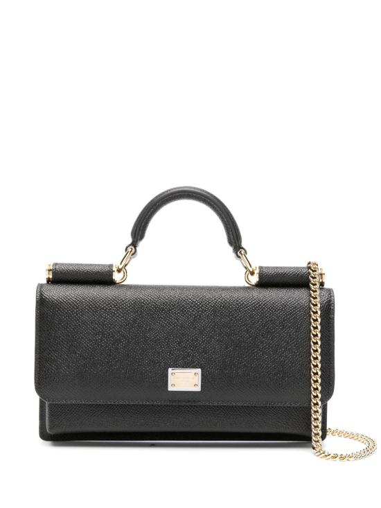 26FW 돌체앤가바나 Dauphine-print calfskin 미니백 BI3280A100180999 BLACK