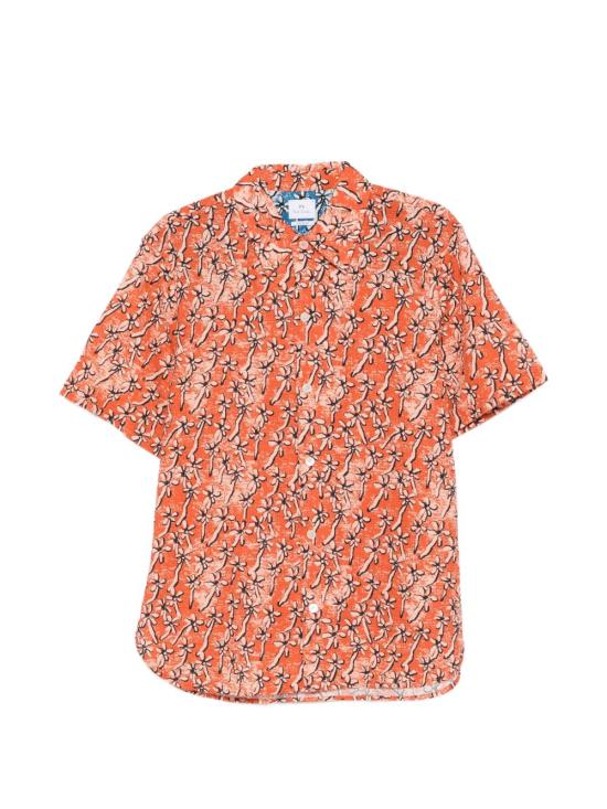 26SS 폴 스미스 반팔 셔츠 M2R896ZV2265616 ORANGE