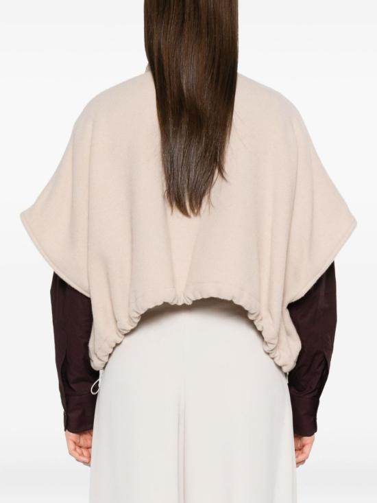 26FW 에르노 A 셰이프 리조트 쇼트 판초 GI00042DR333951982 POWDER - HERNO